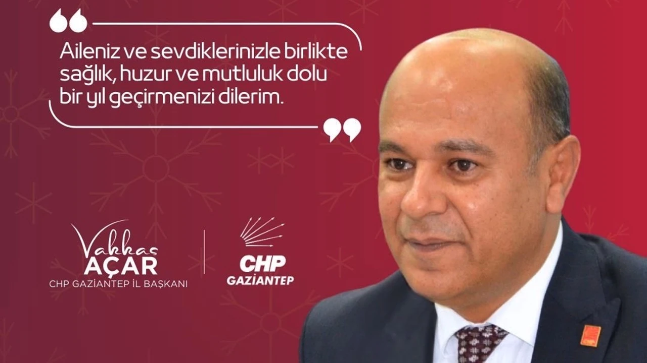 Acar'dan yeni yıl mesajı: Adaletin zafer kazandığı bir yıl diliyorum