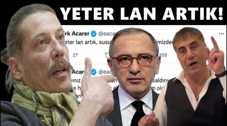 Acarer: Yeter lan artık, susuyoruz diye, edebimizden!