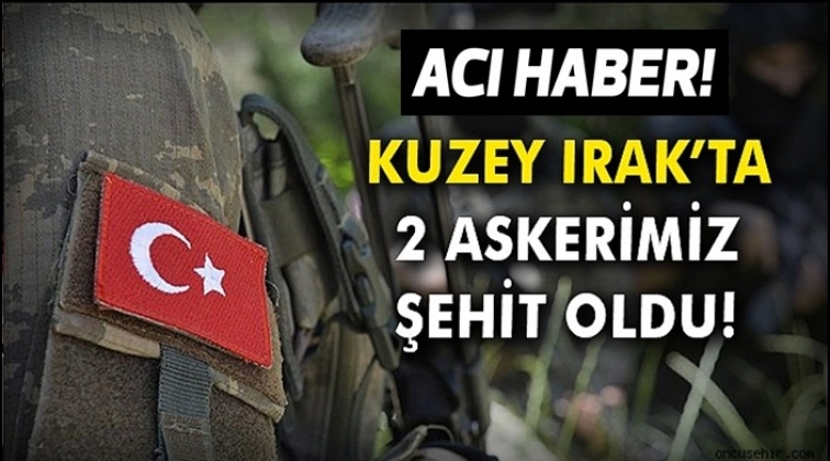 Acı haber: 2 askerimiz şehit oldu