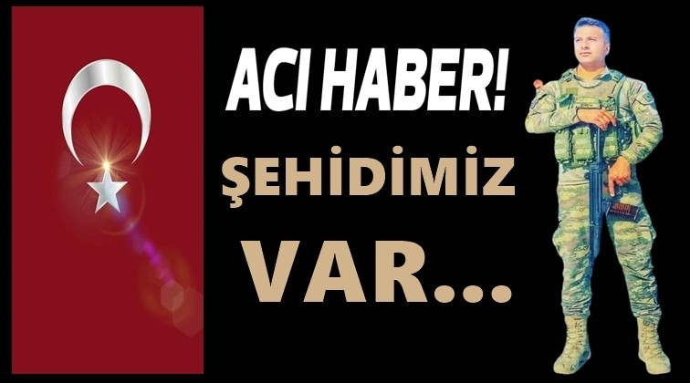 Acı haberi bakanlık duyurdu: Şehidimiz var!