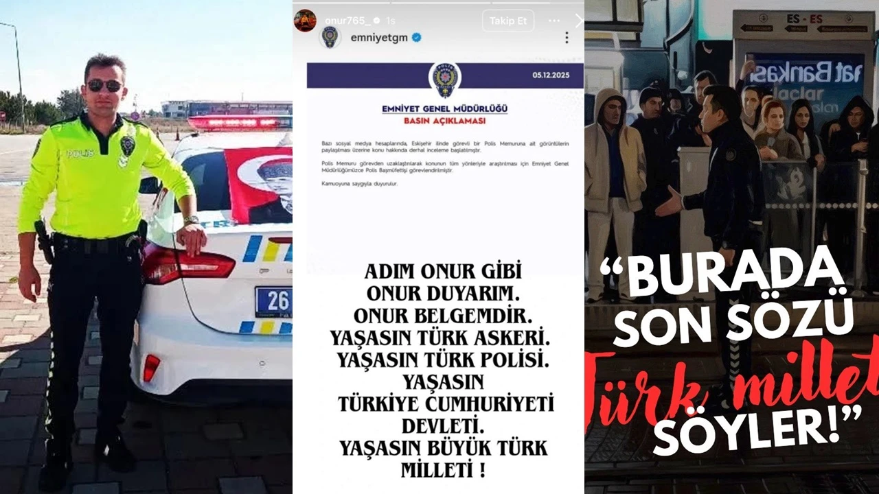 Açığa alınan polis memuru: Adım ‘Onur’ gibi onur duyarım...