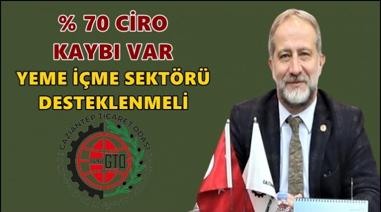 Acıoğlu: Yeme içme sektörü desteklenmeli