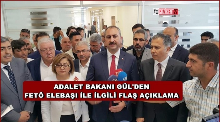 Adalet Bakanı G&uuml;l Gaziantep'te