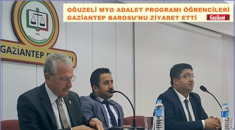 Adalet Programı öğrencilerinden Baro'ya ziyaret