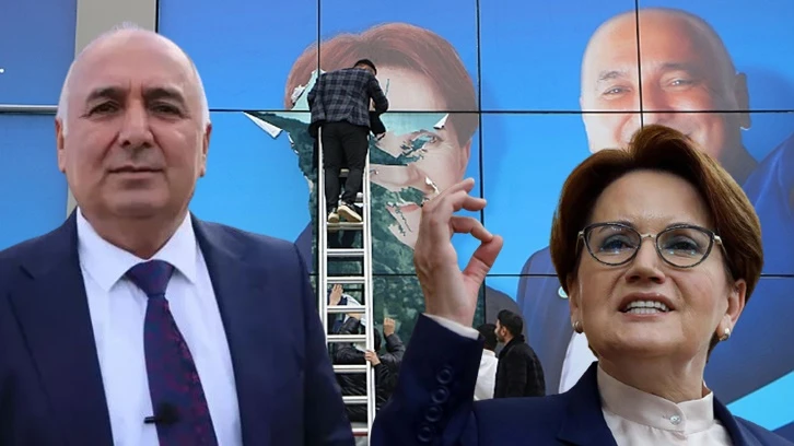 Adaylığı açıklanmayınca Akşener'in fotoğrafını söktürüp istifa etti!