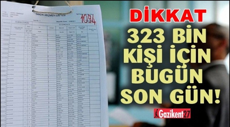 Adres bildirimi i&ccedil;in son g&uuml;n! 17.00&rsquo;de bitiyor