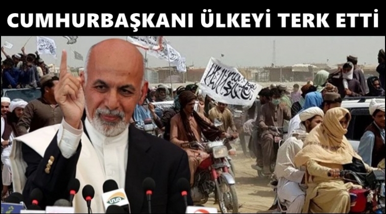 Afganistan Cumhurbaşkanı ülkeyi terk etti!..