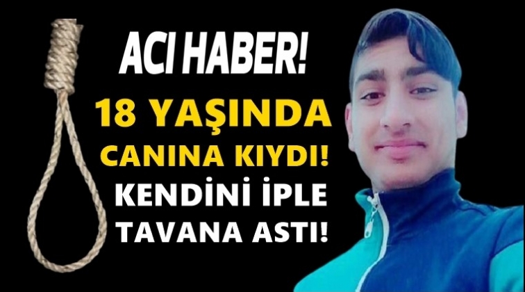 Ahırda kendini asarak intihar etti!