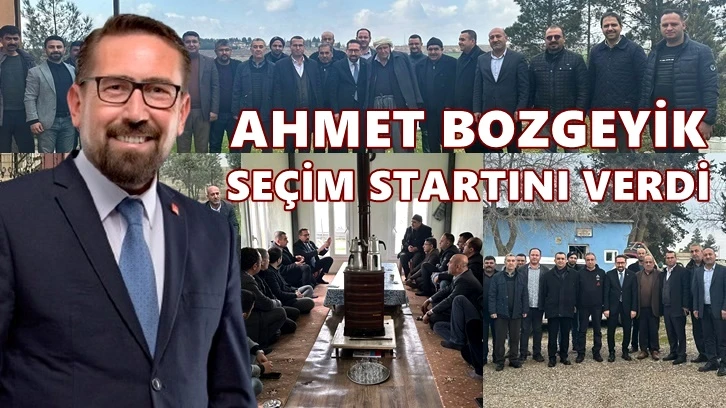 Ahmet Bozgeyik, seçim startını köylerden verdi