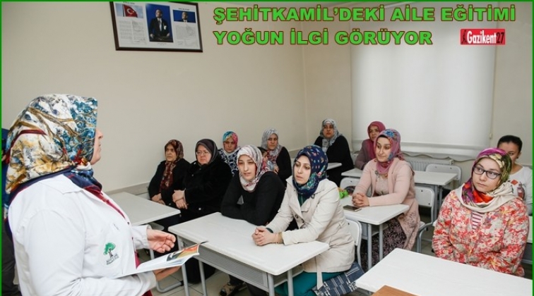 Aile eğitimleri ilgi g&ouml;r&uuml;yor