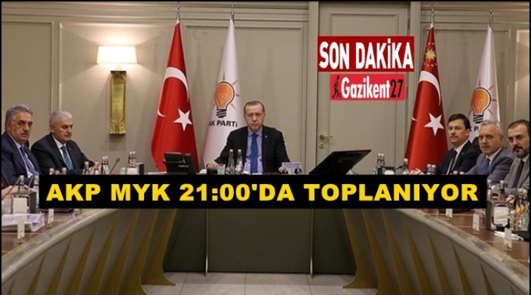 AK Parti MYK 21.00'de toplanacak
