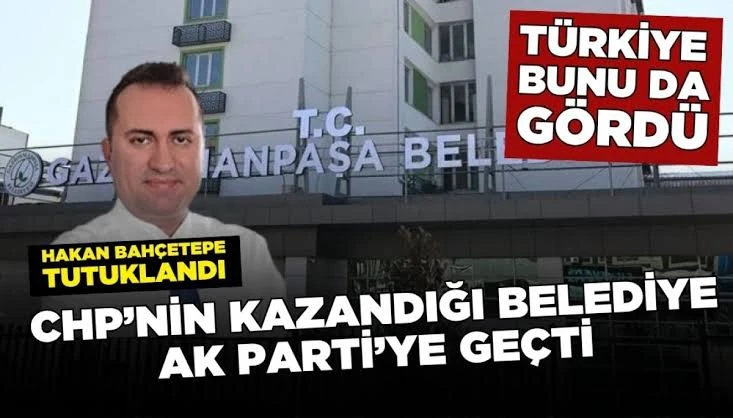 Son dakika... Gaziosmanpaşa Belediyesi AKP'ye geçti