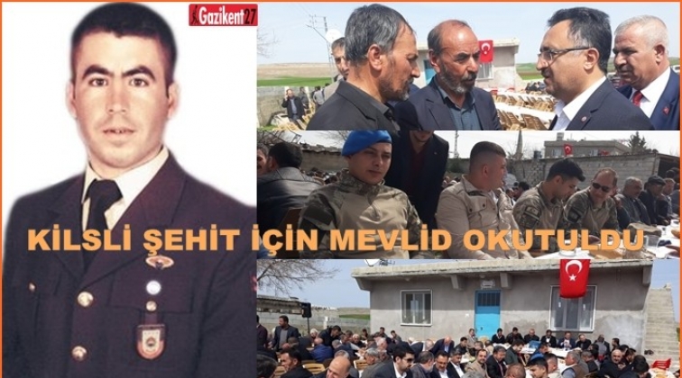 Kilisli Şehit Yunus Emre Doğan için mevlid okutuldu