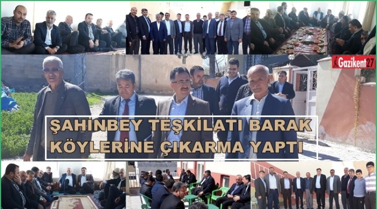 Ak Parti Şahinbey Teşkilatı köy gezilerine başladı