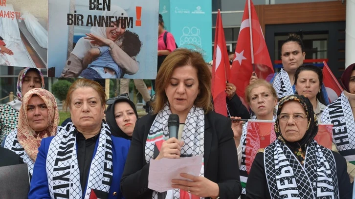 Ak Partili kadınlar Gazzeli anneler için seslendi