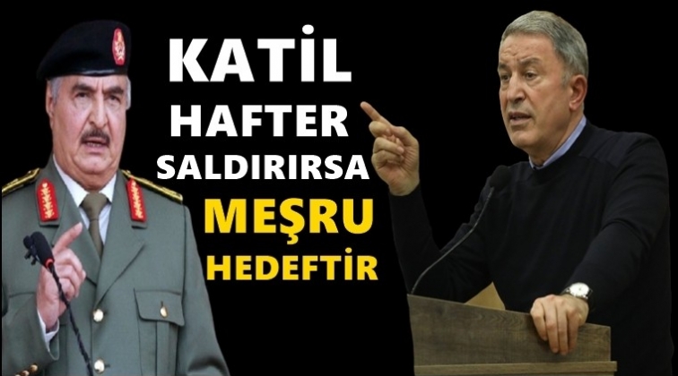 Akar: Katil Hafter meşru hedef görülecektir