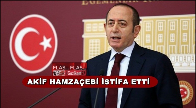 Akif Hamzaçebi istifa etti