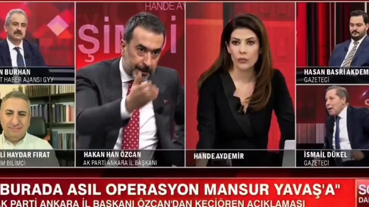 AKP Ankara İl Başkanı'ndan canlı yayında 'AKP' m&uuml;dahalesi