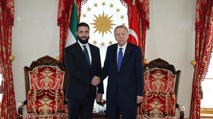 Erdoğan, Suriye Devlet Başkanı Şara ile görüştü