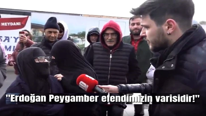 AKP'li kadın Erdoğan'ı 'Peygamber' ilan etti!