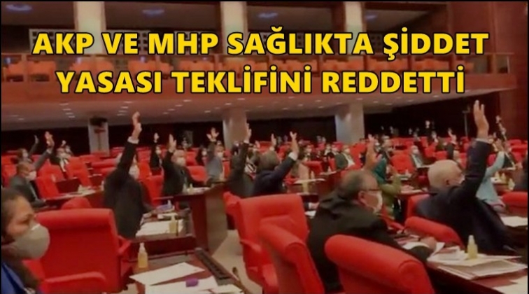 AKP ve MHP oylarıyla reddedildi!..