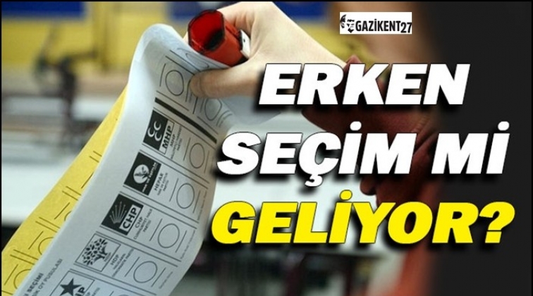 AKP'den CHP'ye erken seçim teklifi