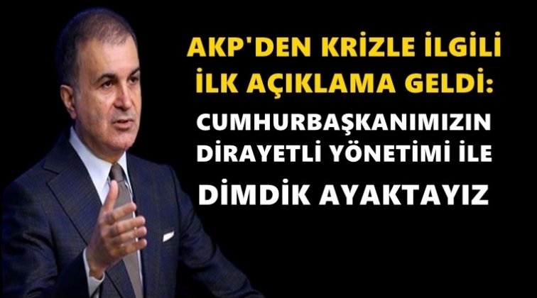 AKP’den ilk açıklama geldi...