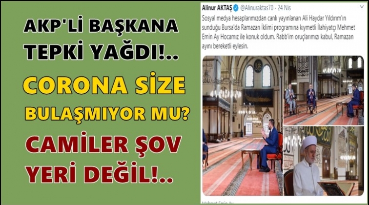 AKP’li başkana camide siyaset tepkisi