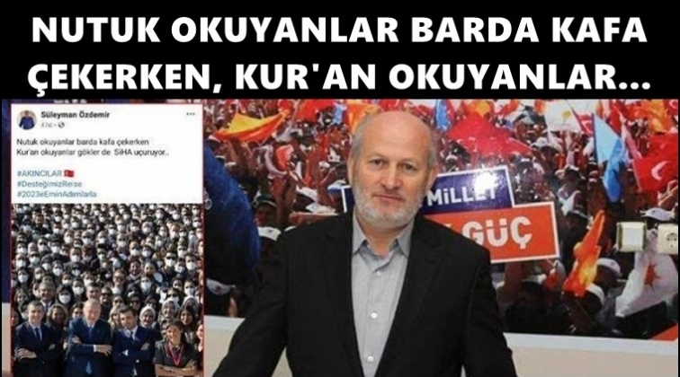 AKP'li başkandan skandal 'Nutuk' paylaşımı!..