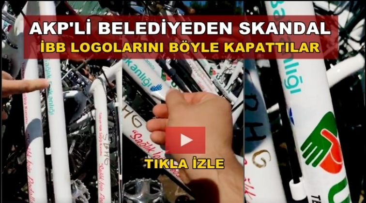 AKP&rsquo;li belediye İBB&rsquo;nin logosunu kapattı
