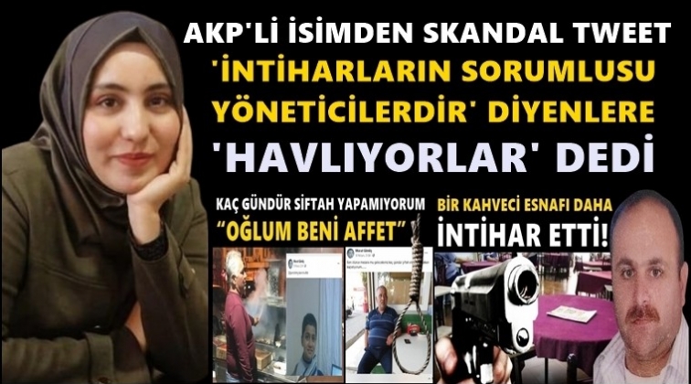 AKP'li isimden skandal "intihar" paylaşımı!