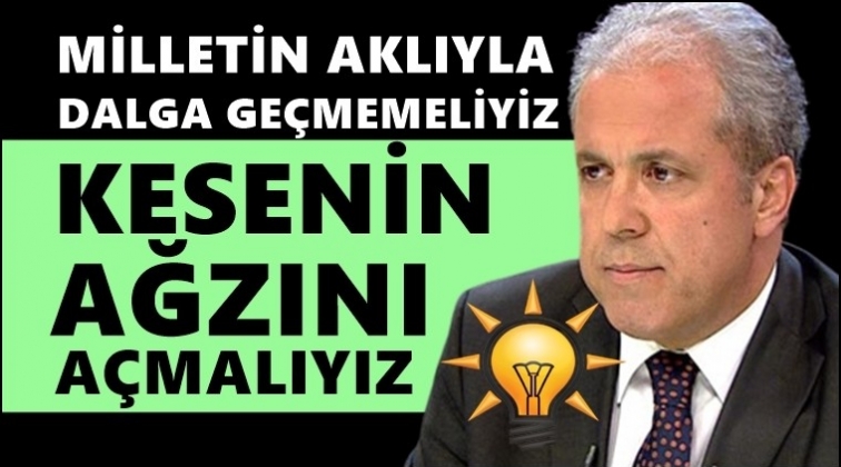 AKP’li Şamil Tayyar: Kesenin ağzını açmalıyız...