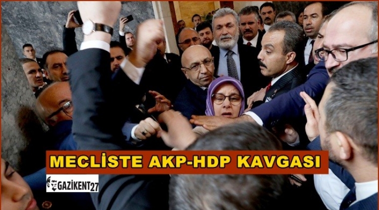 AKP&rsquo;li ve HDP&rsquo;li vekiller birbirine girdi