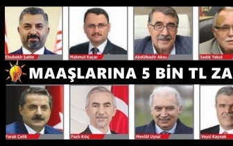 AKP'lilere asgari ücret kadar zam!