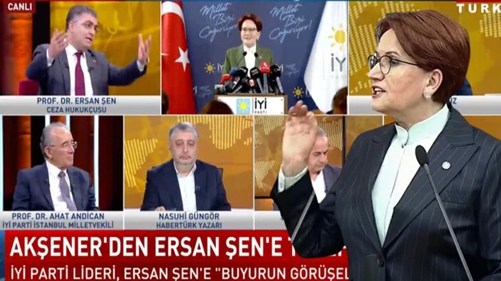 Akşener'e 'Ersan Şen' tepkisi...