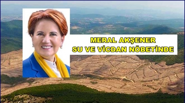 Akşener 'Su ve Vicdan N&ouml;beti'ne katılıyor