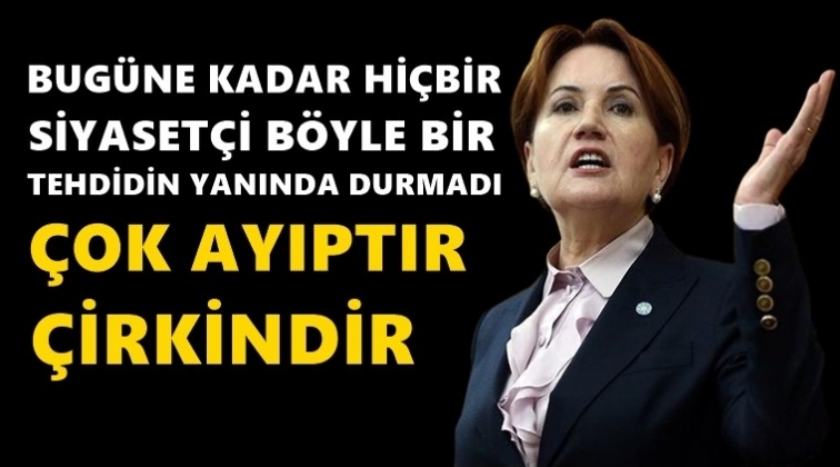 Akşener’den Çakıcı açıklaması...