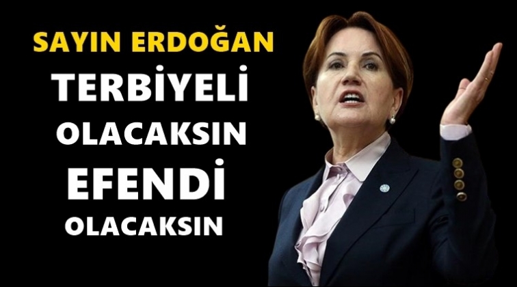 Akşener’den Erdoğan’a ‘Ayşe Buğra’ tepkisi