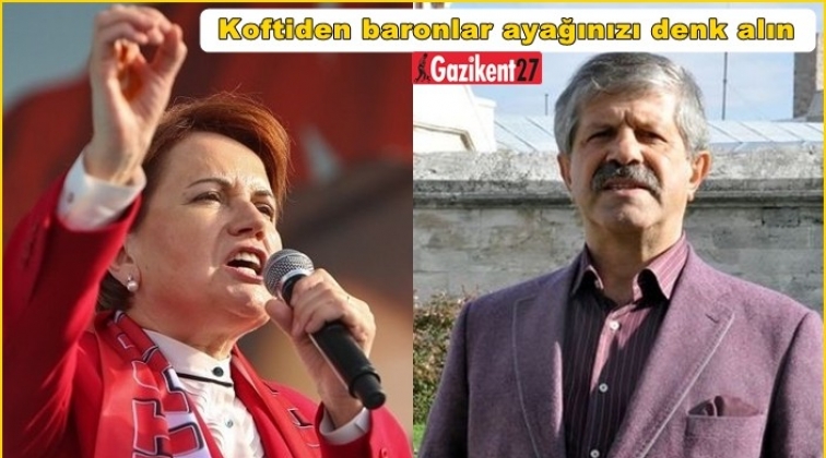 Akşener&rsquo;den s&ouml;zde profes&ouml;re sert s&ouml;zler