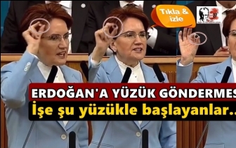 Akşener'in 'Yüzük' konuşması gündem oldu...