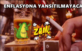 Alkol ve sigara zammı enflasyona yansıtılmayacak!