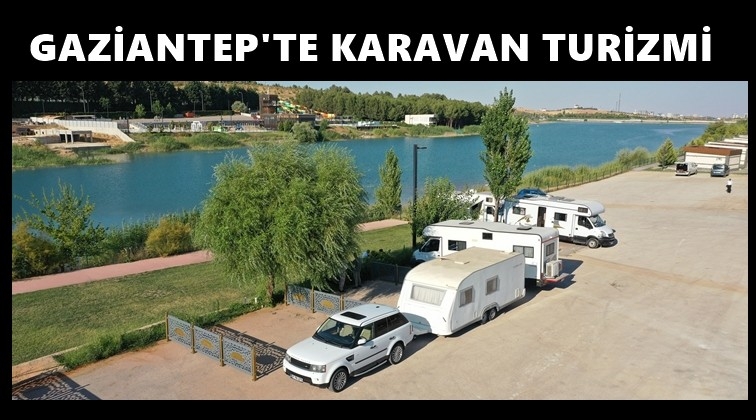 Allaben Göleti'nde karavan turizmi...