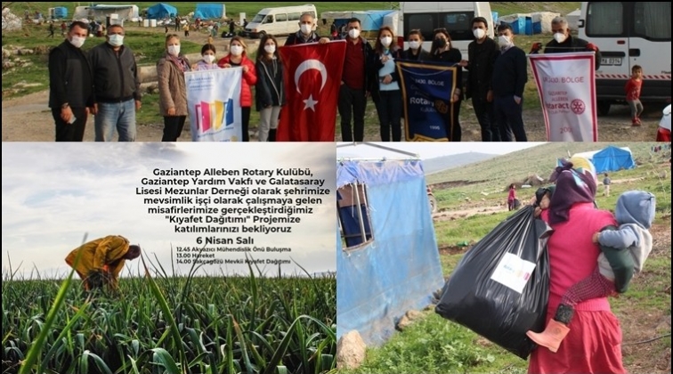 Alleben Rotary’den tarım işçilerine destek