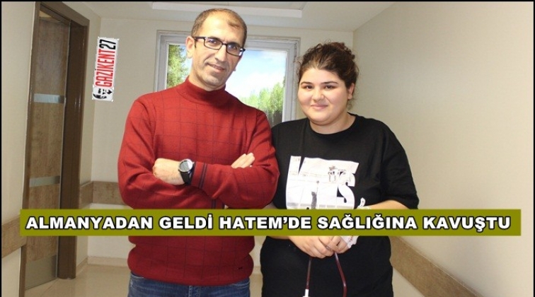 Almanya&rsquo;dan geldi Hatem'de şifa buldu