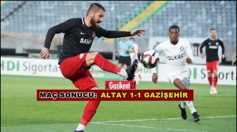 Altay 1-1 Gazişehir Gaziantep