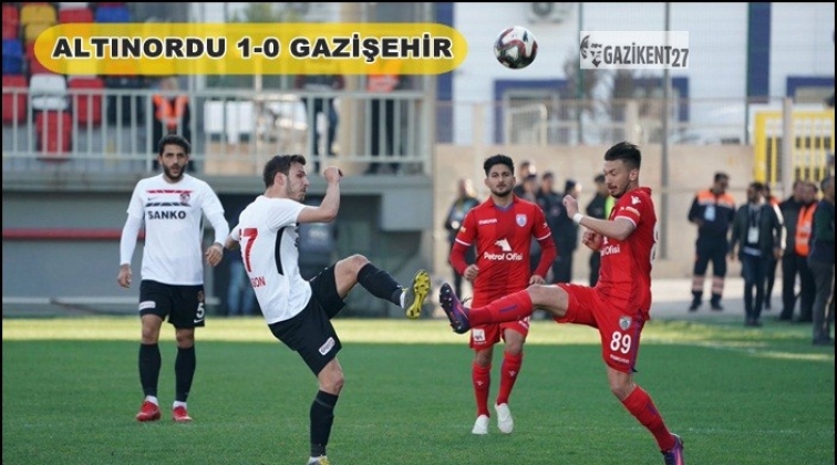 Maç sonucu: Altınordu 1-0 Gazişehir