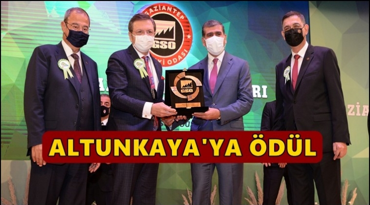 Altunkaya 'ya Gaziantep'in Yıldızları Ödülü...