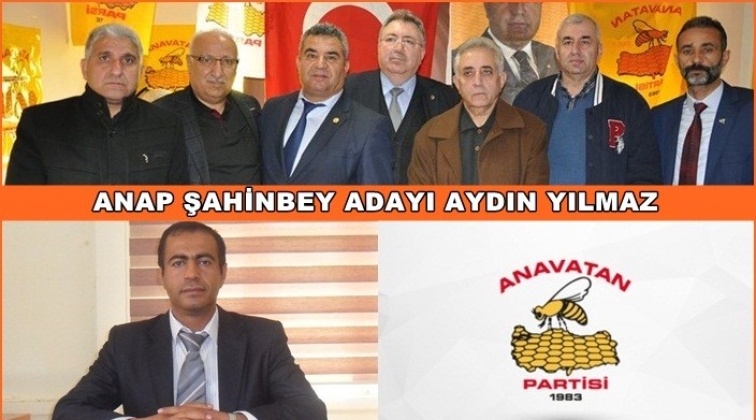 Anap Şahinbey adayı Aydın Yılmaz