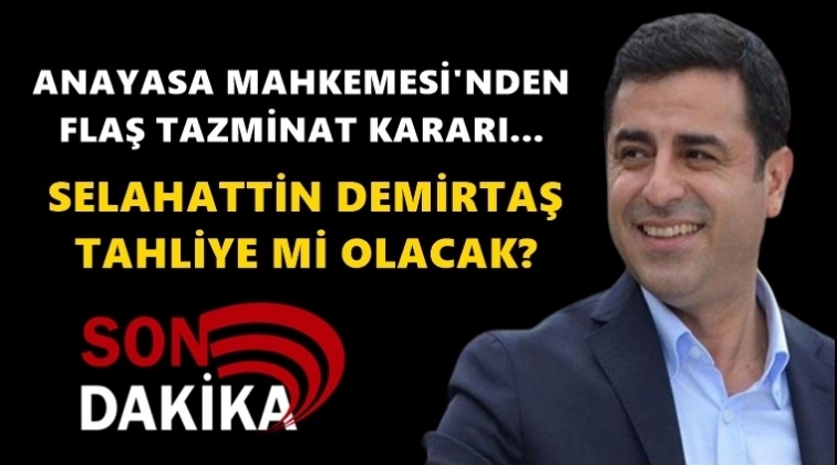 Anayasa Mahkemesinden Demirtaş kararı