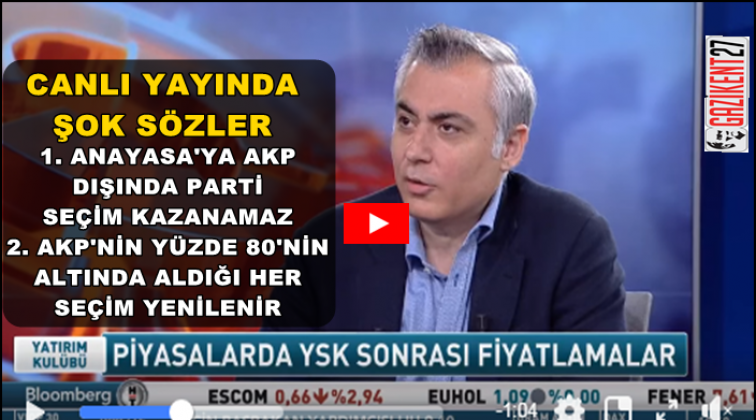 'Anayasa'ya AKP'den başkası se&ccedil;im kazanamaz' yazılsın!